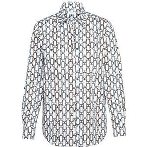 Seidensticker Dames hemdblouse lange mouwen ketting blouse