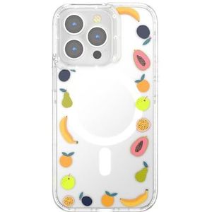 PopSockets iPhone 13 Pro Grip compatibel met MagSafe, telefoonhoesje voor iPhone 13 Pro, compatibel met draadloos opladen, alleen hoesje - fruitsalade