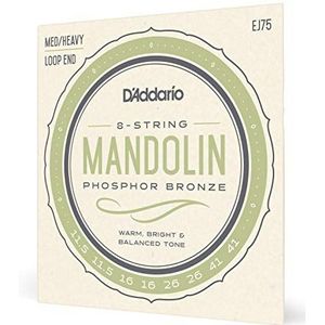 D'Addario EJ75 11.5-41 Medium/Zware Mandoline Snaren - Fosforbrons