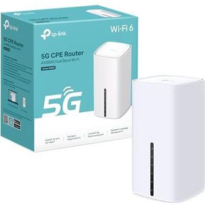 TP-Link Archer NX600 Router 5G Wi-Fi 6 AX3600Mbps Dual Band, WAN/LAN-poort 2.5G + 2×Gigabit LAN-poorten, plug & play, 4K-QAM, 8×5G/LTE, 2×wifi interne antenne, EasyMesh, HomeShield