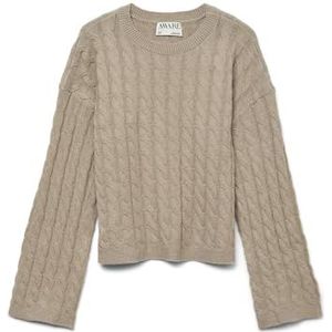 Awlorella - Gebreide Pullover - O-hals - Lange Mouwen - Regular Fit