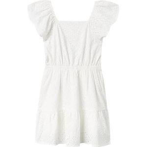 NAME IT Nkfhinanna Ss Dress, wit, 134 cm