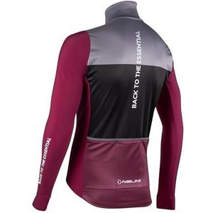 Nalini - ASFALTO JKT - Fietsjack - Rood - Grijs - Winddicht Warm