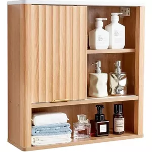 Sonoma eiken badkamer wandkast 60x25x30 cm bewerkt hout Sonoma eiken badkamer wandkast 60x25x30 cm bewerkt hout