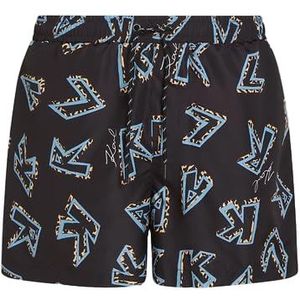 Karl Lagerfeld Karl AOP Short Boardshorts, KARL LAGERFELD Karl AOP Black, S, Karl Lagerfeld Karl Aop Black, S