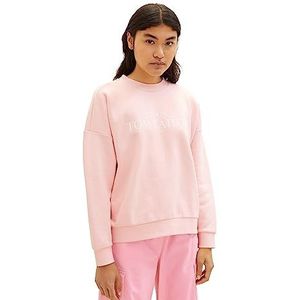 TOM TAILOR Denim Sweatshirt voor dames, 14557 - Light English Rose, L