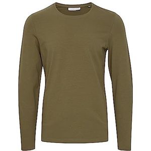 CASUAL FRIDAY CFTheo LS T-shirt voor heren, lange mouwen, basic slim fit, 180521_burnt olijf, 3XL