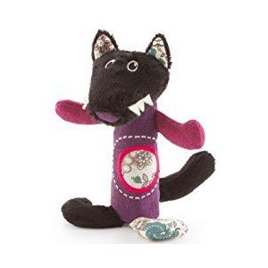 Trudi Knijp Knuffel Wolf Rufus 15 Cm Zwart