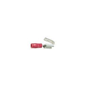 Elpress 400100071 stekkerdoos, 0,5-1,5 mm2, 6,3 x 0,8 mm, afmetingen van het stopcontact, rood, 100 stuks