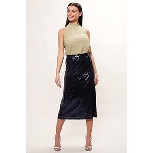 Louche Dames Krisa Fashion Vest, Goud, 10