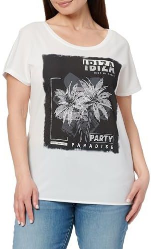 KEYLARGO - WT Ibiza Round - T-shirt - Gebroken Wit