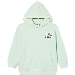 FILA Caan Oversized Hoody voor kinderen, uniseks, Silt Green Melange, 122-128