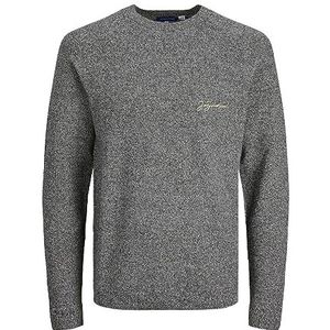 Jack & Jones JORSPLASH Knit Crew Neck, zwart, S