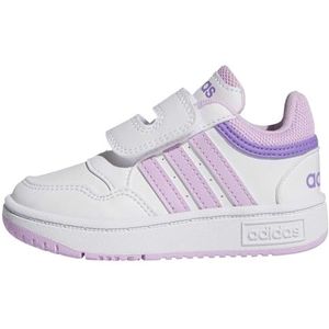 adidas Hoops 3.0 CF I, Shoes-Low (Non Football) uniseks 0-24, Ftwr White/Bliss Lilac/Violet Fusion, 23,5 EU, Ftwr White Bliss Lilac Violet Fusion, 23.5 EU