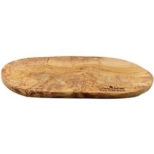 Pure Olive Wood Tapasplank, Olijfhout, Bruin, 50 mm X 12 mm X 1 mm