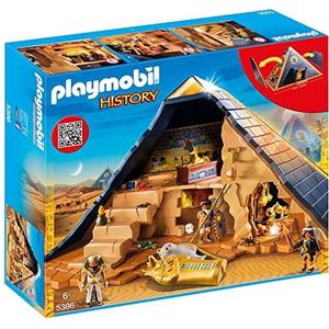PLAYMOBIL History 5386 Piramide van de farao, met geheime functies, speelgoed voor kinderen vanaf 6 jaar