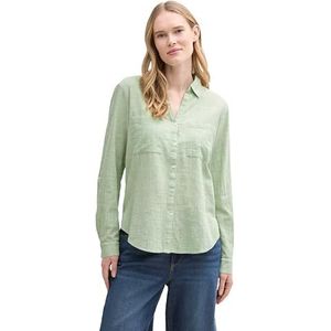 Tom Tailor - Overhemdblouse - Mêlee - Regular Fit - Lange Mouwen - Met Borstzakken