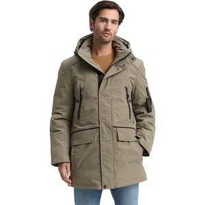 TOM TAILOR - Winterjas - Kaki - Warm Gevoerd - Normale Pasvorm