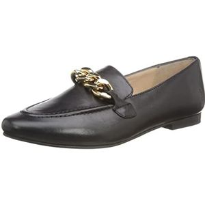 Hush Puppies - Harper Chain - Leren Instappers - Zwart