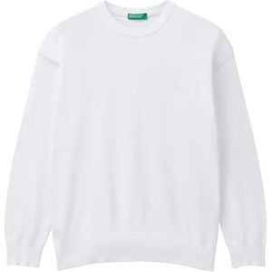 United Colors of Benetton Shirt G/C M/L, Wit, 130 cm