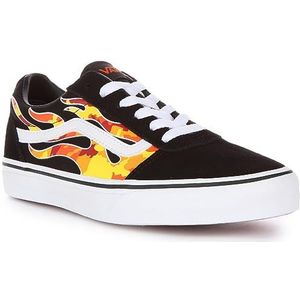 Vans Ward Sneakers voor kinderen, Flame Camo Zwart Wit, 38 EU