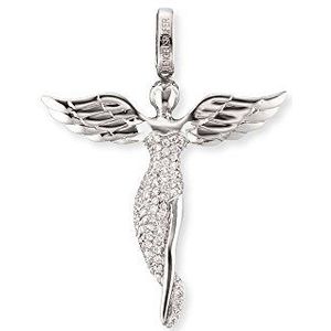 Hanger - Engel - Gerodineerd 925 Sterling Zilver - 72 Witte Zirkonia