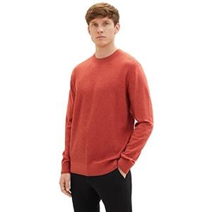 TOM KLEERMAKER behaaglijk gebreide herentrui met ronde halslijn