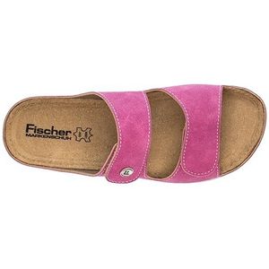 Fischer Dames Jessica platte slipper, roze, 38 EU, roze, 38 EU