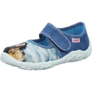 Superfit Bonny Pantoffels voor meisjes, Blauw 8040, 35 EU Weit