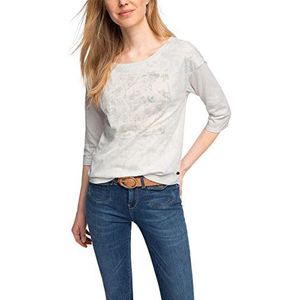 edc by ESPRIT T-shirt voor dames, wit (off white 110), L