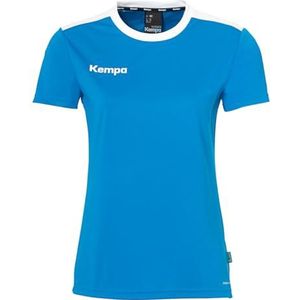 Kempa Handbal Emotion 27 Shirt voor dames, korte mouwen, handbalshirt, sport-T-shirt voor kinderen en volwassenen, voor dames en meisjes, handbalshirt