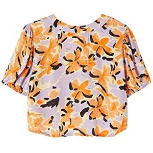 Name It Meisjes NKFJASSINE SS TOP T-shirt, Mock Orange, 146W / 152L, Mock Oranje, 146/152 cm