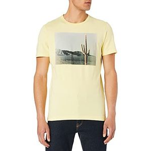 s.Oliver T-shirt voor heren, geel (light yellow), XL
