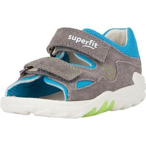 Superfit Flow Sandalen voor jongens, Grijs turquoise 2000, 26 EU Breed