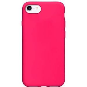 SBS Fluo beschermhoes voor iPhone 8/7, zacht materiaal, licht en zacht, kleur roze