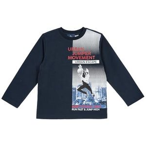 Chicco T-shirt met lange mouwen voor kinderen en jongens, Donkerblauw, 5 jaar