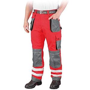 Leber&Hollman LH-FMNX-T_CSB62 Beschermende broek, rood-grijs-zwart, maat 62