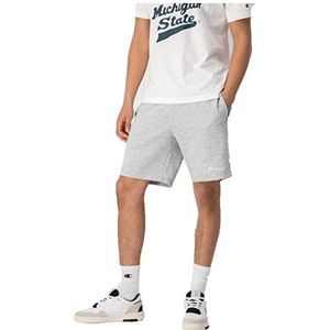 Champion Legacy Authentic Powerblend Terry Small Logo Bermuda Shorts, grijs gemêleerd, M voor heren