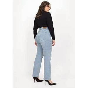 Fox Factor Roxi Straight Fit Jeans voor dames, Iris, 50
