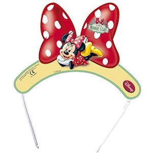 Unique Party 71819 - Café Disney Minnie Mouse Tiaras, Pack van 6