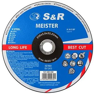 S&R - Slijpschijf - 125mm - Aluminium Oxide - Voor Metaal en Roestvrij Staal