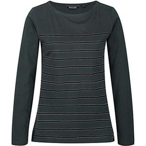Regatta FERELITH damesshirt met lange mouwen met opdruk T-shirts/polos/jacks, Darkest Spruce, FR: L (maat fabrikant: 16)