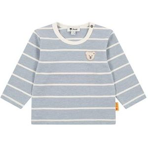 Steiff T-shirt met lange mouwen, EU maat 56, stonewash, sweatshirt met lange mouwen, kinderpullover, lange mouwen, babybovendeel, ideaal basic shirt, comfortabel en zacht, wasmachinebestendig,