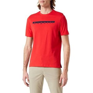 bugatti Heren 8350-35080 T-shirt, rood-950, Regular, rood-950, 4XL