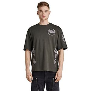 G-STAR RAW Heren Sobiru Boxy r t T-Shirt, Grijs (cloack C336-5812), S