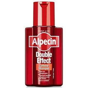 Alpecin Double Effect 1x 200ml | Anti roos en natuurlijke haargroei shampoo | Energizer voor sterk haar | Haarverzorging voor mannen | Made in Germany