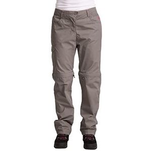 Trespass Rambler converteerbare waterdichte broek voor dames, met uv-bescherming en Zip-Off Legs