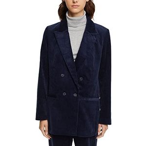 ESPRIT Dames 102EE1G306 Blazer, 400/NAVY, 38