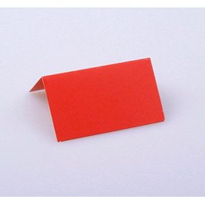 Tafelkaartjes - rood - 65 x 38 mm - 12 stuks - 56007 30