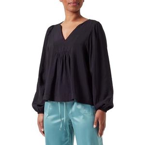 VERO MODA Vmgalilea L/S V-hals Top VMA Noos blouse met lange mouwen, zwart, XL